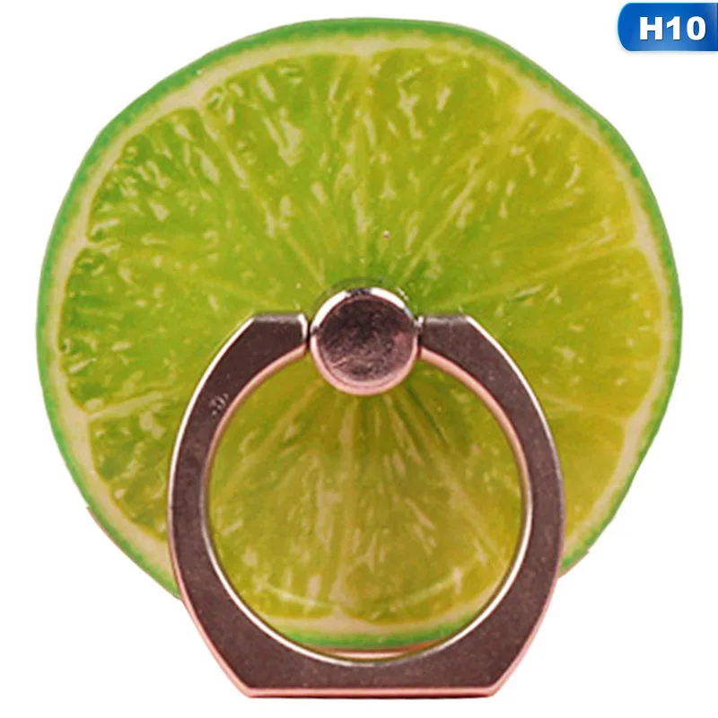 Палец кольцо держатель фрукты телефон застёжка стенд гнездо 360 degree палец для IPhone X