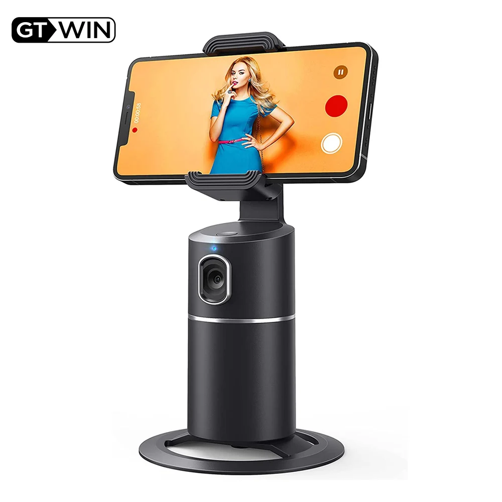 

GTWIN AI Smart Gimbal мобильный телефон держатель с поворотом на 360 градусов, автоматический стабилизатор слежения, противоударный держатель для вид...