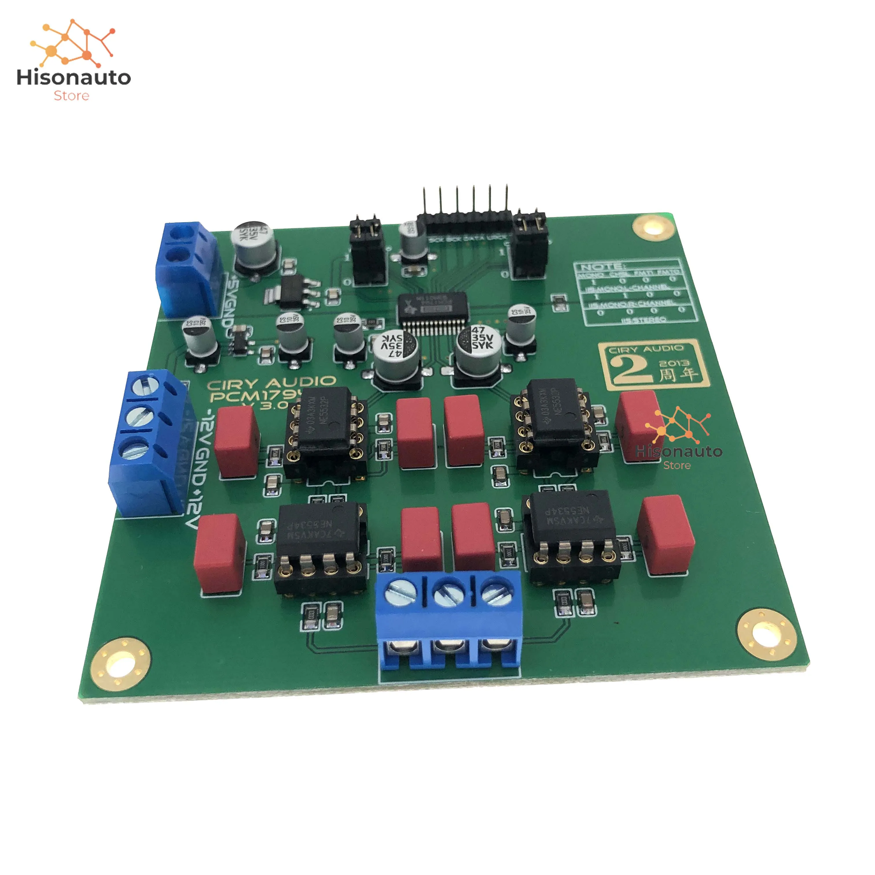 Hisonauto HiFi параллельный PCM1794A PCM1794 1794 DAC аудио декодер сборная плата 24 бит 192 кГц