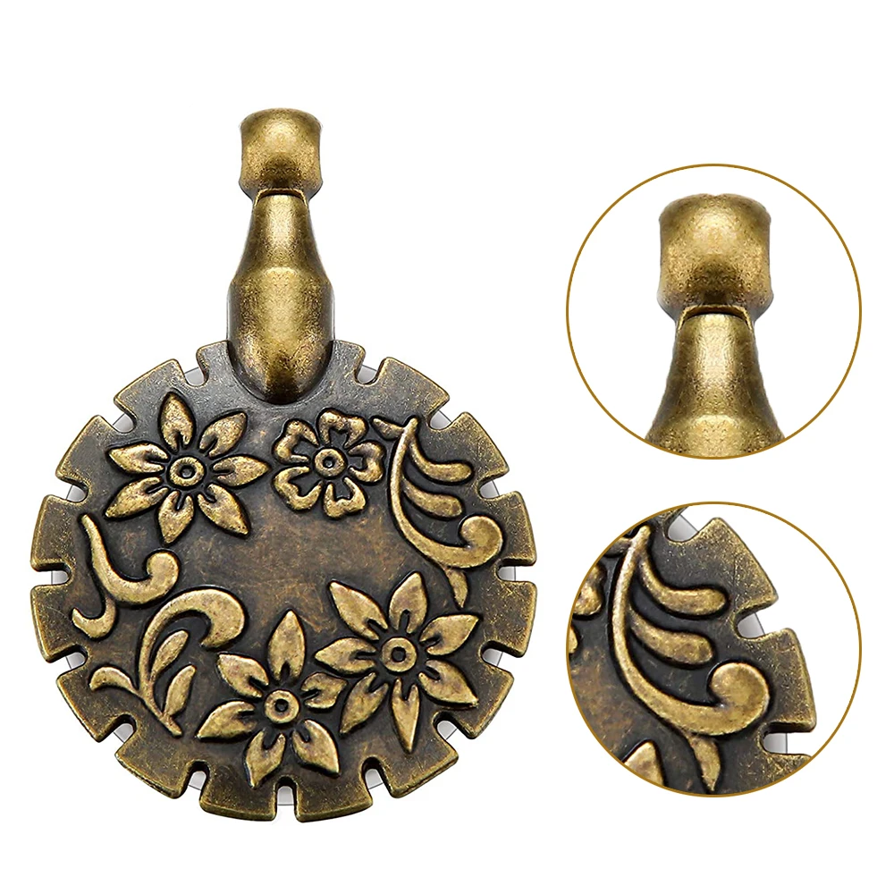 2 шт. Регулируемый наперсток для шитья защита пальца с резак пряжи Кулоны из