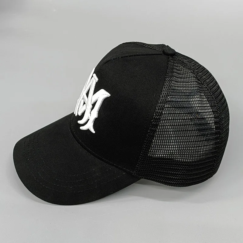 

Trend Street Hip Hop Mesh Baseball Cap Men's Wide Brim Big Face Cap Sun Hat Skateboard Hat Women's Summer