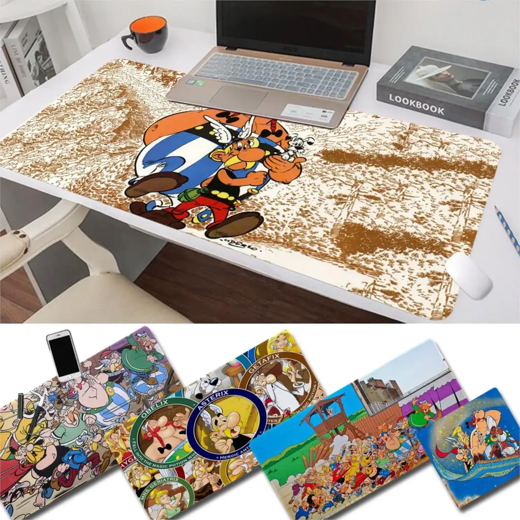 MaiYaCa Asterix Obelix индивидуальные коврики для мыши компьютерный Аниме Коврик и