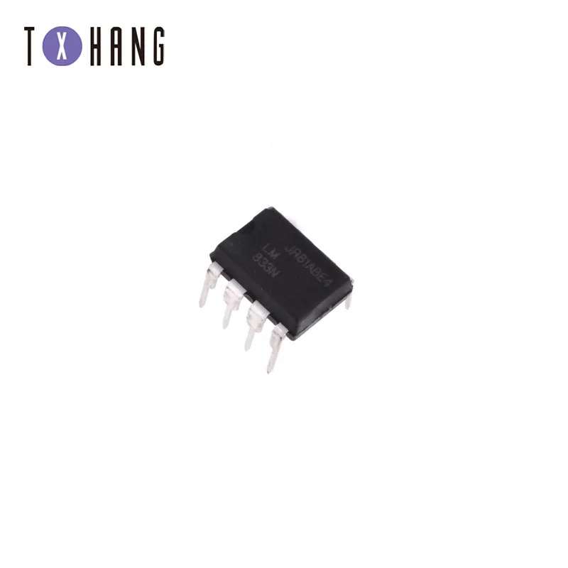 10 шт./лот LM833N DIP8 LM833 DIP новая и оригинальная IC Электроника сделай сам | Электронные