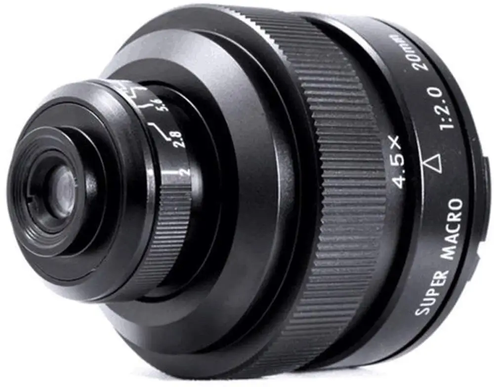 ZHONGYI Mitakon 20 мм f/2 полная Рамка 4.5x супер макрообъектив для Canon EF Mount Camera | Электроника