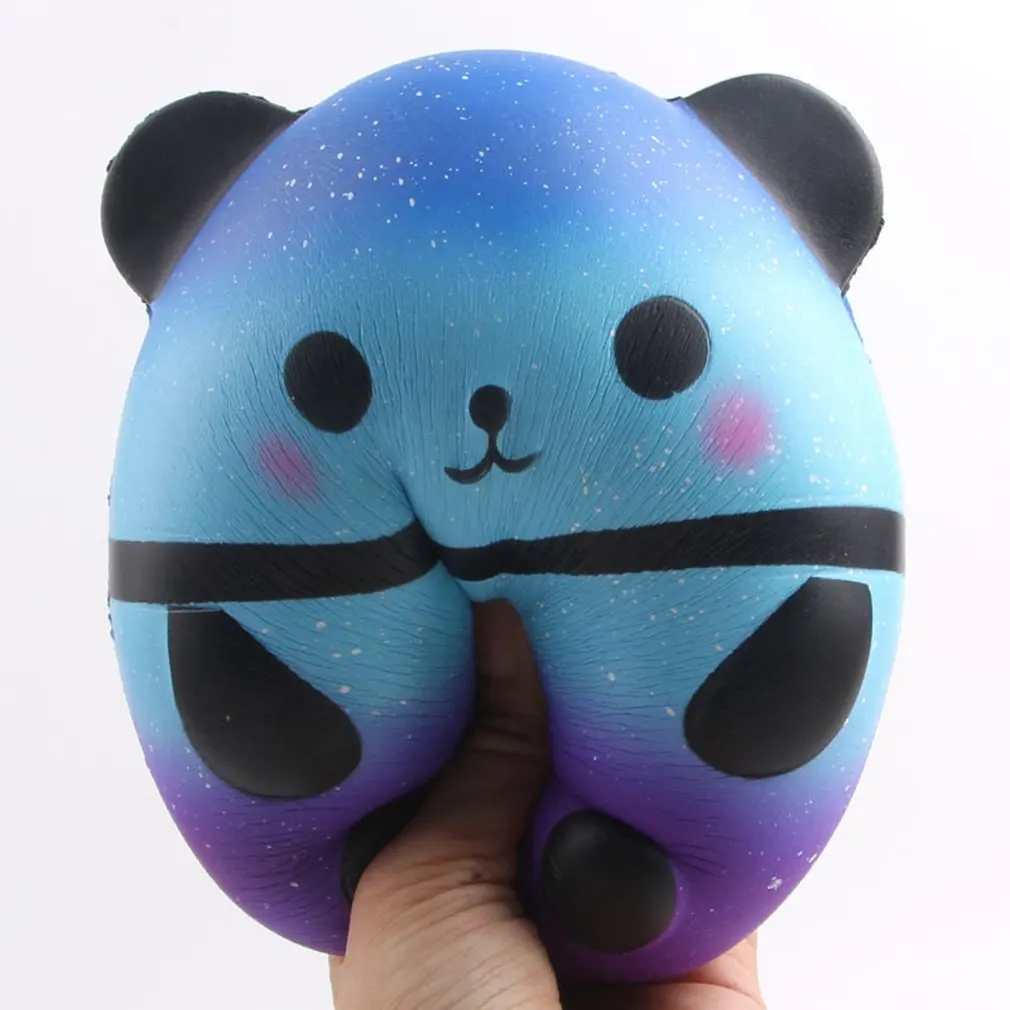 Galaxy Squishy панда сжимаемая антистрессовая игрушка милая синяя сжимаемые Новые
