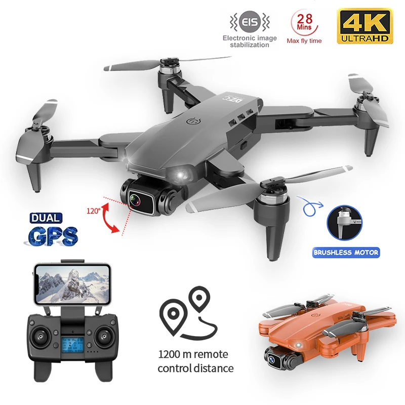 

NYR L900 pro 4K HD dual camera with GPS 5G WIFI FPV real-time transmission brushless motor rc distance 1.2km professional drone