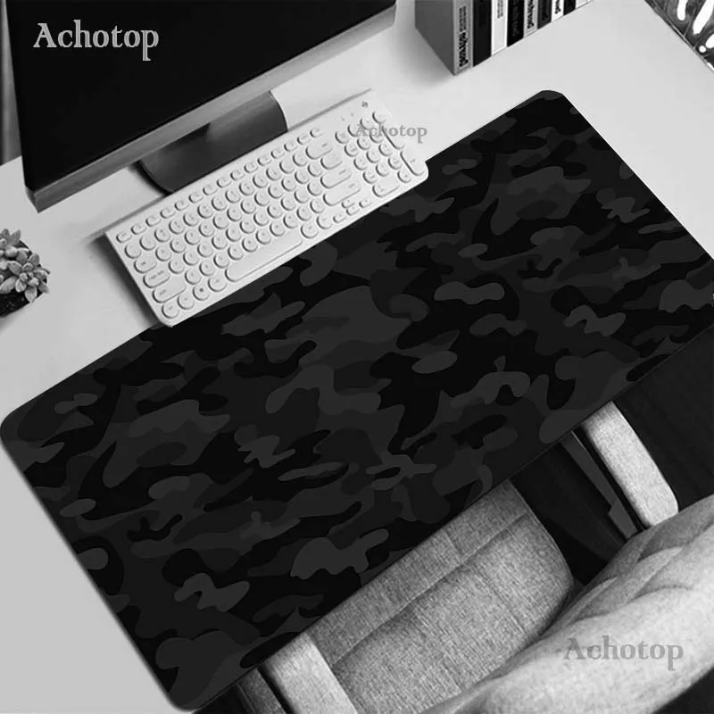 

Camo Mouse Pad Large Pads landscape Mousepad 900x400mm Gaming Accessories Mause Mat Itary Green Wave Point Waterproof Mouse Pad