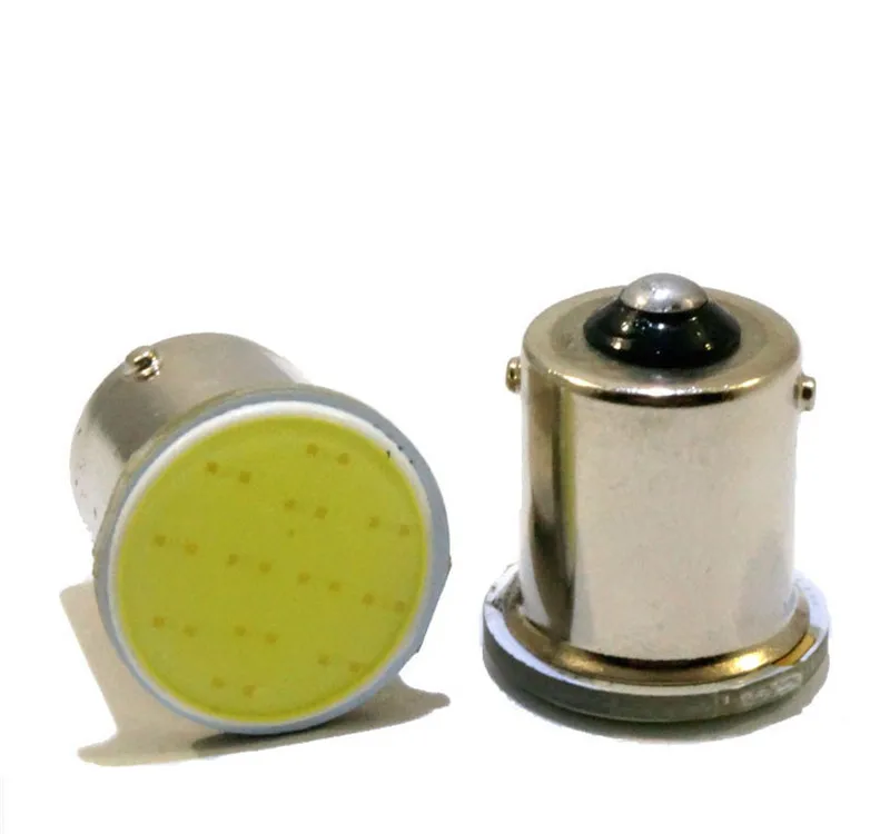 10pcs/lot 1156 Motorcycle Car Light Bulbs Ba15s Cob P2W COB LED 12SMD Turn Signal Lights Brake Reversing (backup) | Лампы и освещение