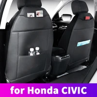 car interior seat anti kick pad foot kick anti dirty mat modification accessories for honda civic 10th 2016 2018 2019 2020