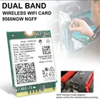 Bluetooth-совместимая Двухдиапазонная Wi-Fi-карта 5,0 дюйма с процессором Intel Dual Band AC 9560 9560NGW NGFF 1,73 Гбитс BT5.0 CNVI M.2