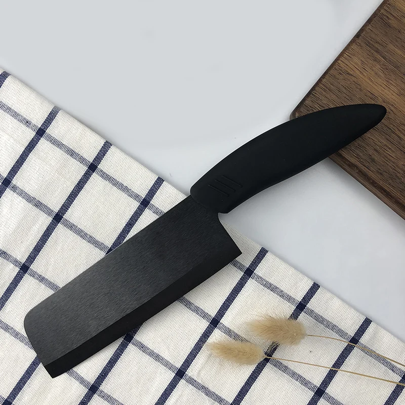 С черной окантовкой керамических ножей 6 дюймов кухонный нож для вспомогательный