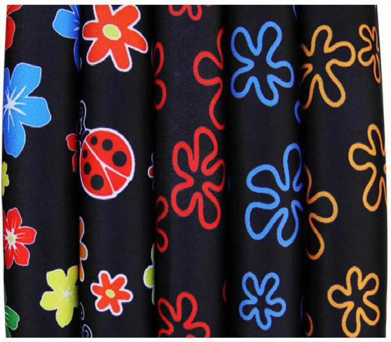 Чехол рулевого колеса автомобиля с цветочным принтом нескользящий