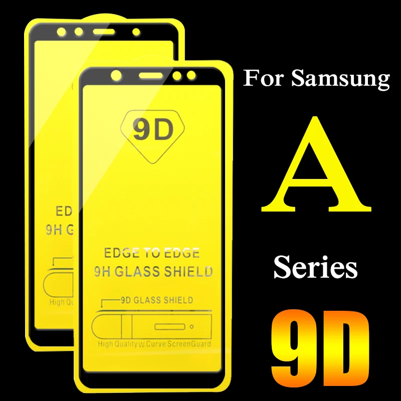 9D Защитное стекло для Samsung Galaxy A6 A7 A8 2018 Plus A3 A5 2017 экранный протектор A 3 5 6 7 8 полное
