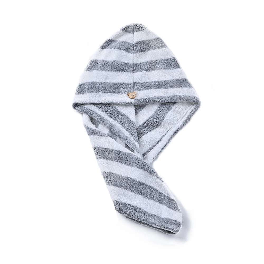 hair cap accessories wash shower clothes turban bath hat caps for woman bonnet microfiber | Дом и сад