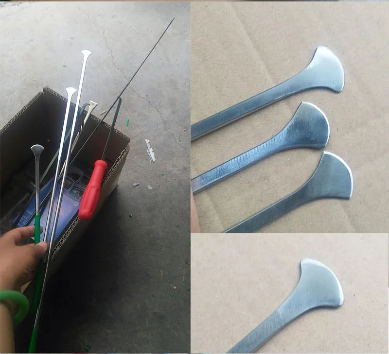 Инструменты для удаления вмятин красные ручки PDR инструменты ремонта комплект