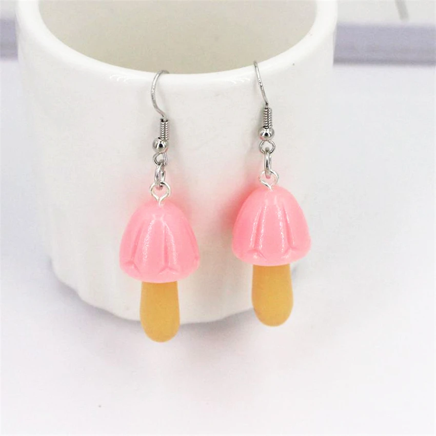 Серьги-подвески из искусственной смолы | Украшения и аксессуары