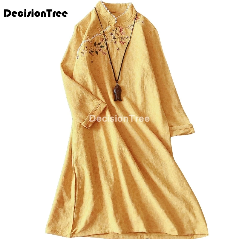 

2022 women chinese dress qipao cheongsam chinese traditional dress flowers print vintage dress elegant party dance costume