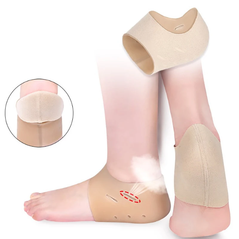 

1Pair Silicone Feet Care Socks Moisturizing Gel Heel Thin Socks with Hole Cracked Foot Skin Care Protectors Foot Care Tool