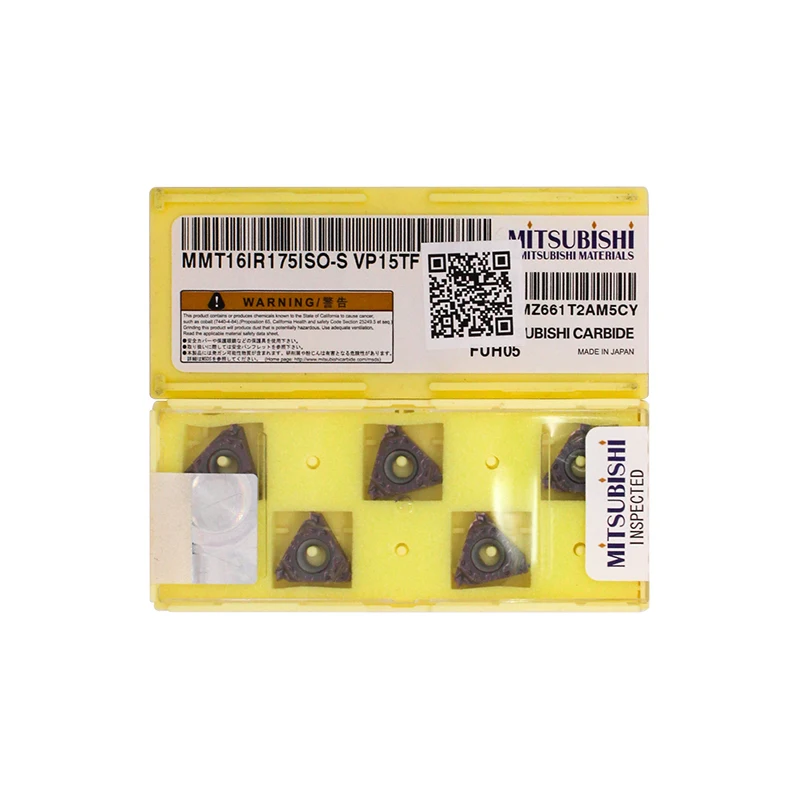 

Genuine MITSUBISHI MMT16IR175ISO-S VP15TF Carbide Insert Lathe CNC Tools