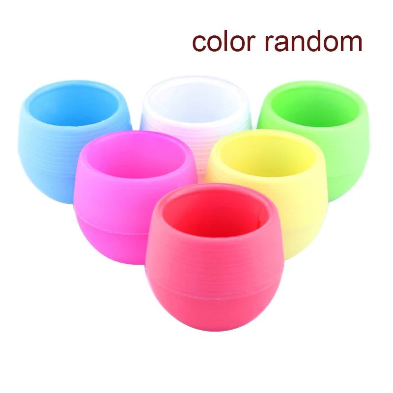 color random 1 шт. цветные мини-горшечные растения для украшения офиса цветочные горшки для суккулентов комнатные травы садовые аксессуары для дома - Цвет: color random
