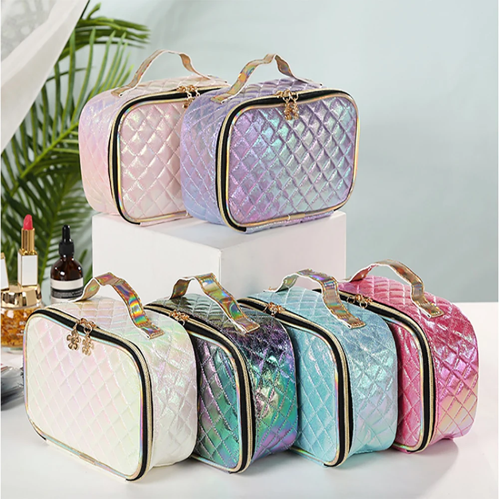 Полиуретановая косметичка 5 цветов водонепроницаемая Портативная сумка для