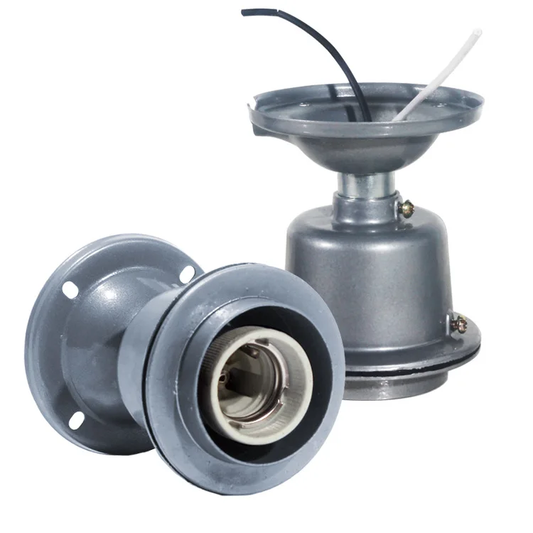 E27 E40 водонепроницаемый потолочный фарфоровый термостойкий светильник с