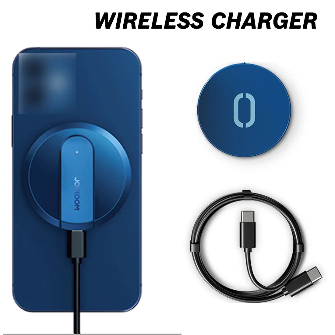 

Magnetic wireless charging for iPhone 12 Pro Max Mini 15W Wireless charger for iPhone 11 XS X for Huawei Qi
