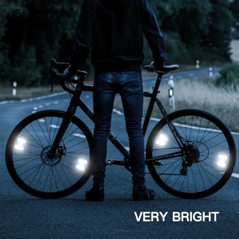 

NEW 4/8 PCS FLECTR ZERO Ride Safely With Style Reflective Strip US