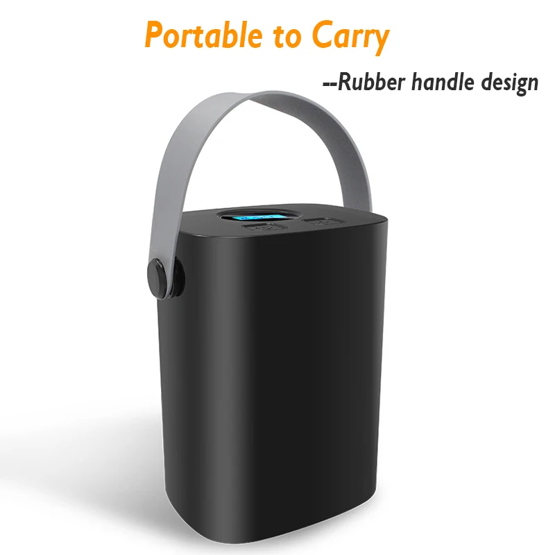 

Rechargerable Car Tire Inflator Handle Wireless Car Air Compressor Pump 150PSI Portable for 12V Car Motorcycles Bicycles