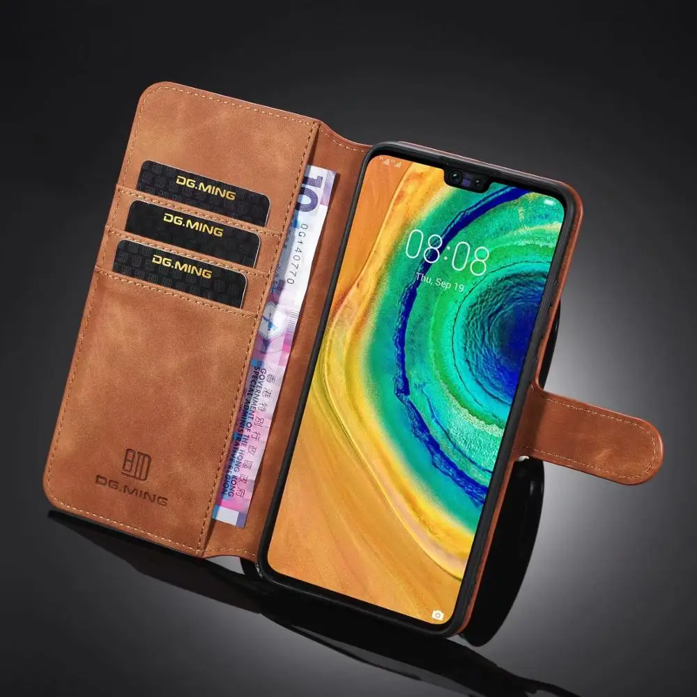 Флип чехол из ПУ кожи для Huawei Mate 30 Pro 20 P30 P20 Lite Nova 4e 3e Y6 2019 P Smart Honor 9X|Бамперы| |