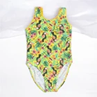 Женский сплошной купальник с принтом От 3 до 16 лет Bird, брендовый новый летний купальник для девочек, пляжная одежда 2022, купальник для девочек, монокини