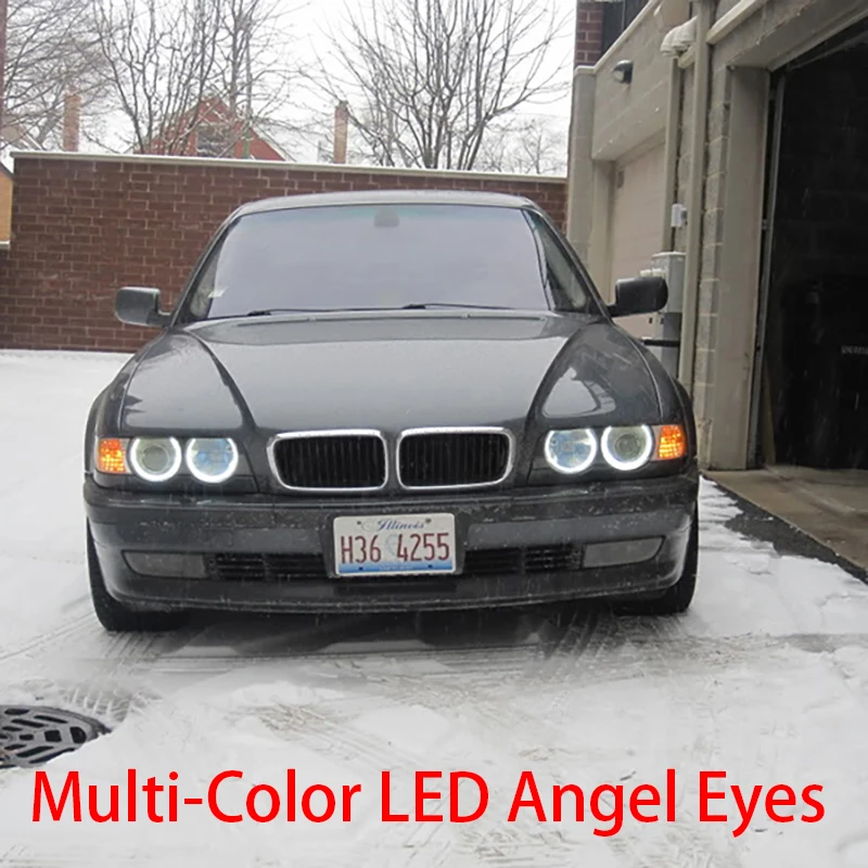 HochiTech ультра яркий мульти-Цвет RGB комплект светодиодов глаза ангела для BMW E36 E38 E39