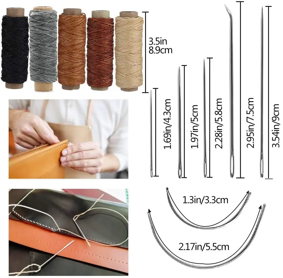 Набор инструментов для кожи Nonvor 34 шт. инструменты работы с кожей и принадлежности