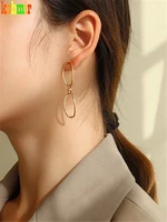 kshmir new vintage geometric patchwork chain earrings womens fashion earrings jewelry set jewelry gift earrings
