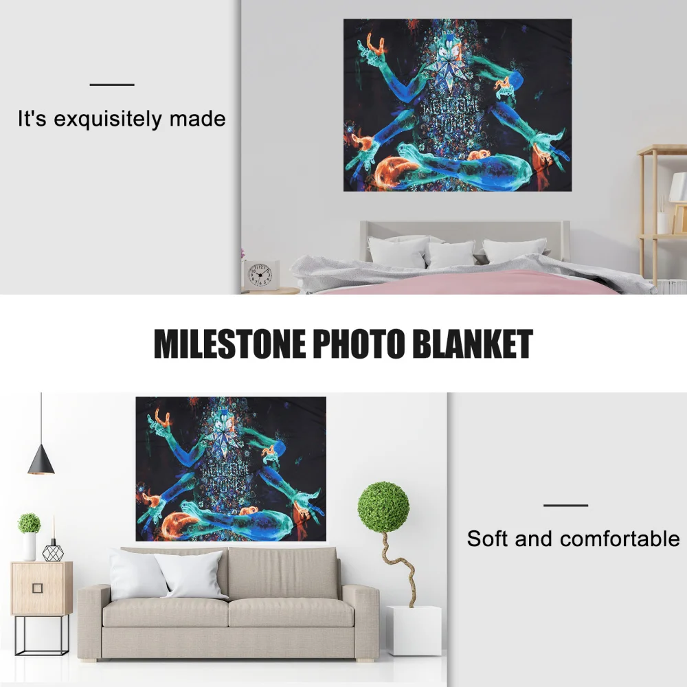 

1pc Unique Room Curtain Home Decorative Hanging Blanket Curtain Pendant