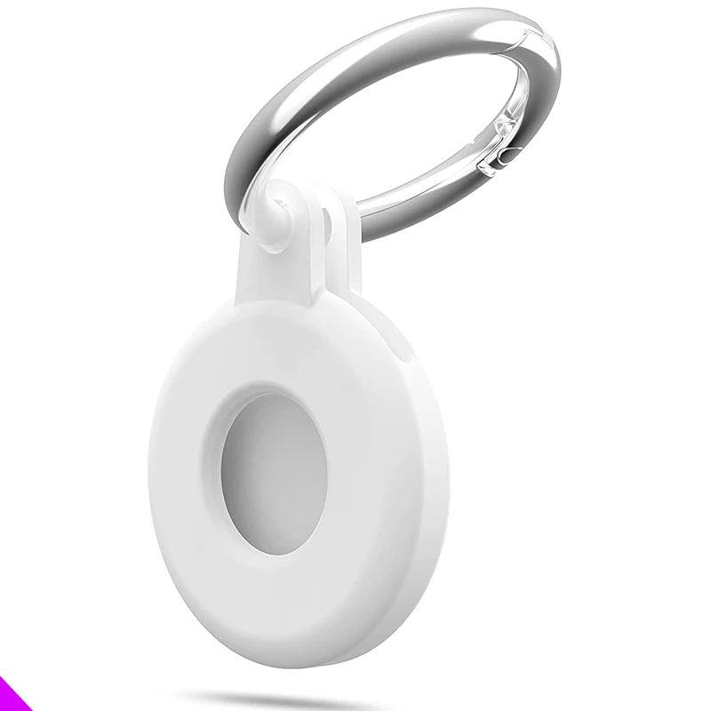 Ударопрочный защитный чехол из ТПУ для AirTag 2021 мягкий силиконовый брелок с