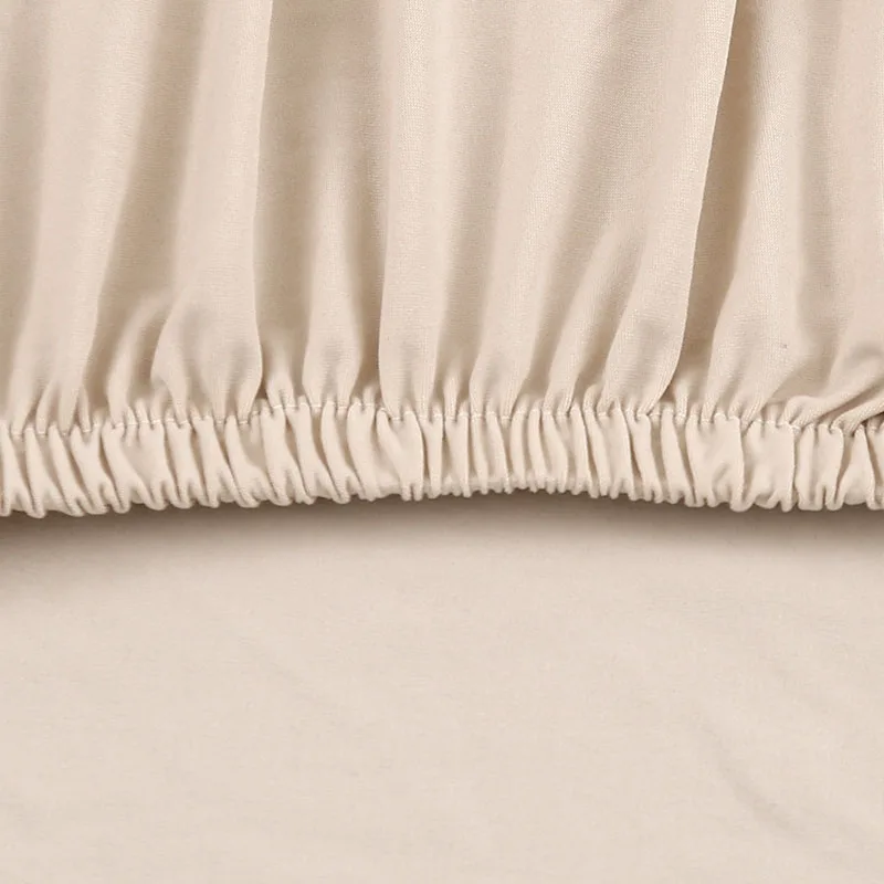 Эластичный однотонный чехол для стула съемный моющийся офисного 21 цвет