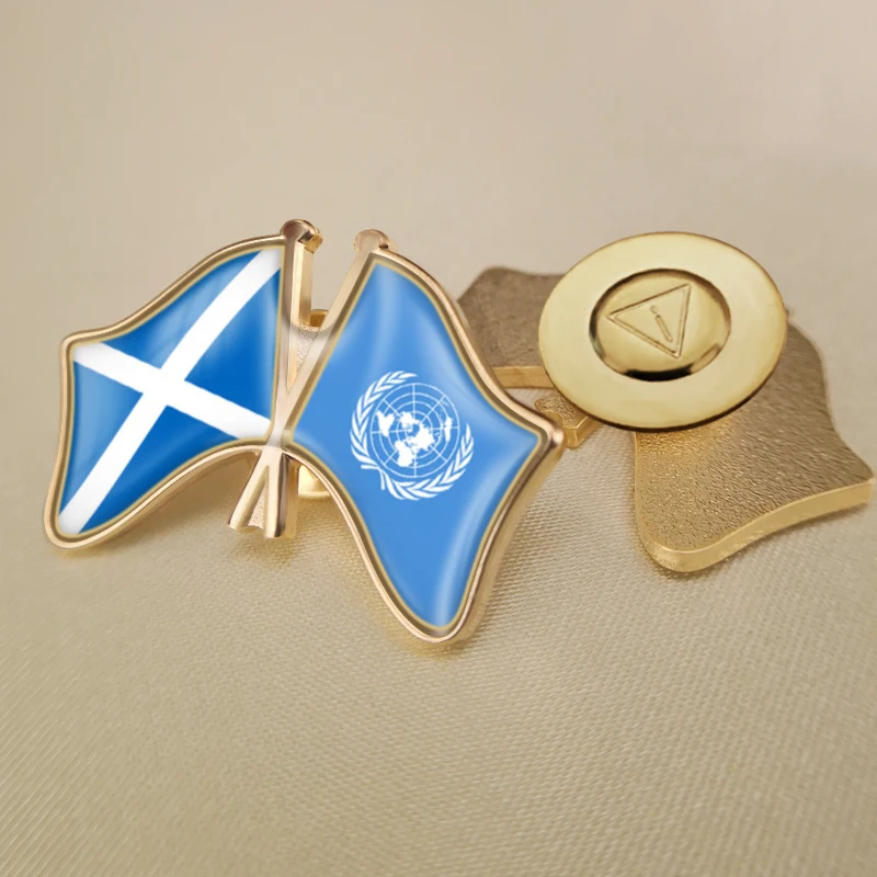 Шотландийская брошь в виде двух соединенных элементов | Украшения и аксессуары