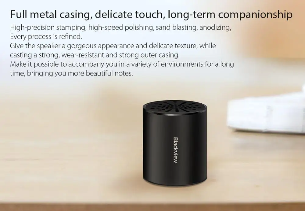 Nuovo altoparlante портативный мини Bluetooth беспроводной BLACKVIEW на tutti i modelli|Комплекты
