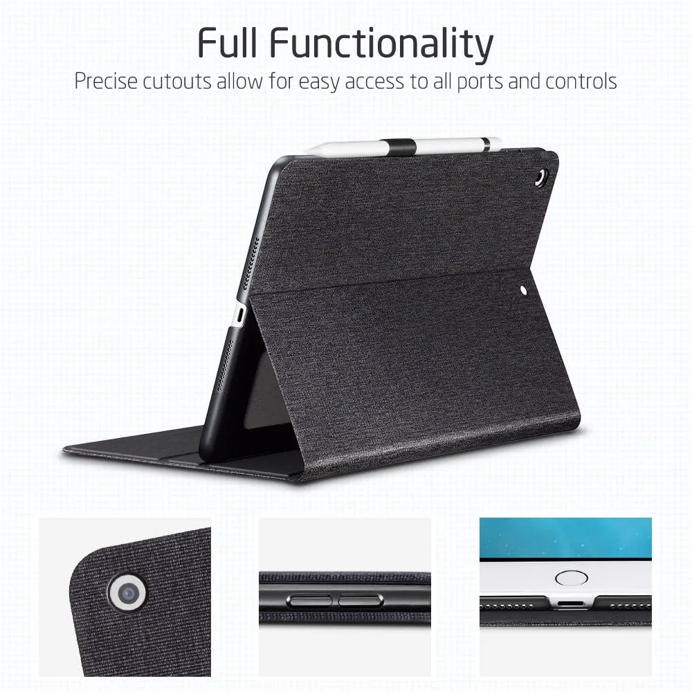 Чехол ESR для iPad Pro 12 9/11 2020 2018 11/10.5 7th/Mini 1 2 3 4 5/iPad Air ткань Оксфорд PU кожаный смарт