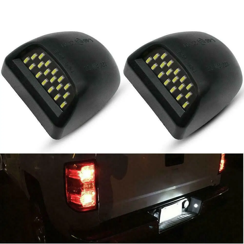 Светодиодный ные фары для заднего бампера автомобиля лампы номерного знака Chevrolet