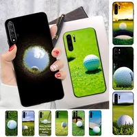 fhnblj golf ball phone case for huawei p30 40 20 10 8 9 lite pro plus psmart2019
