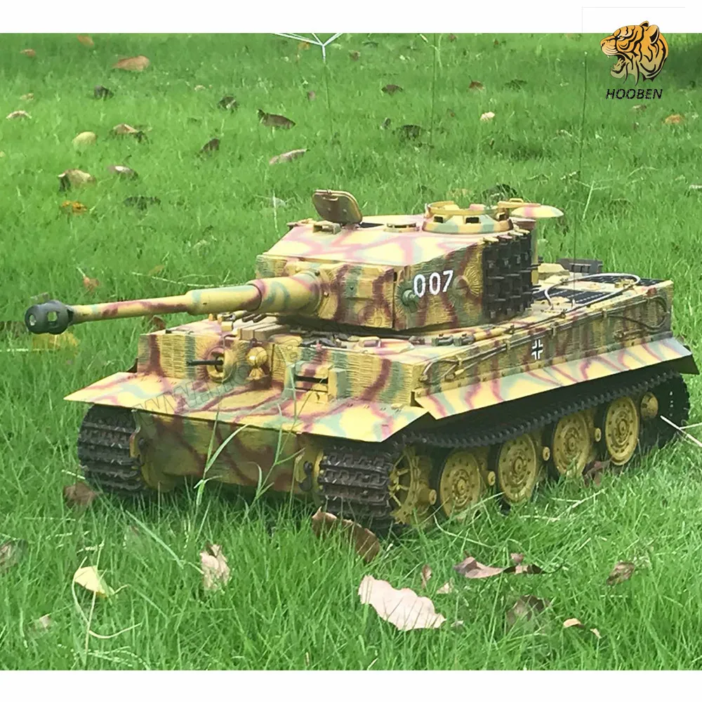 HOOBEN 1:10 RC RTR Танк TigerI позднего производства Wittmann тяжелый танк Второй мировой войны на радиоуправлении полная функция AFV, готов к запуску