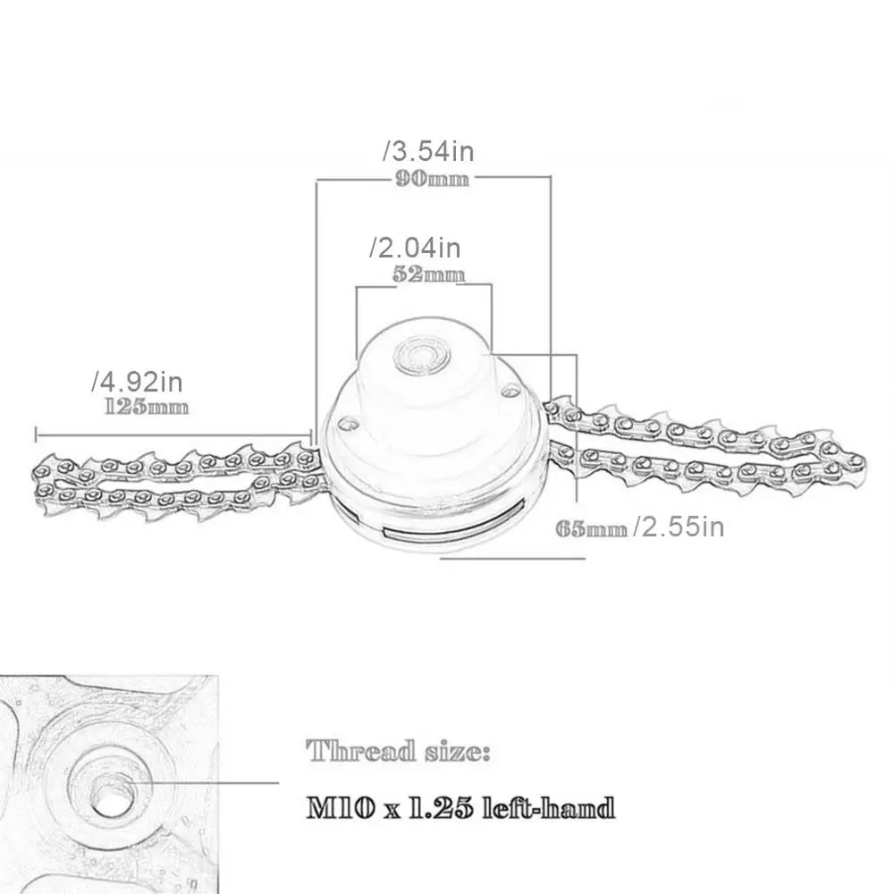 Электрическая Газонокосилка 65Mn нейлоновая многофункциональная прочная