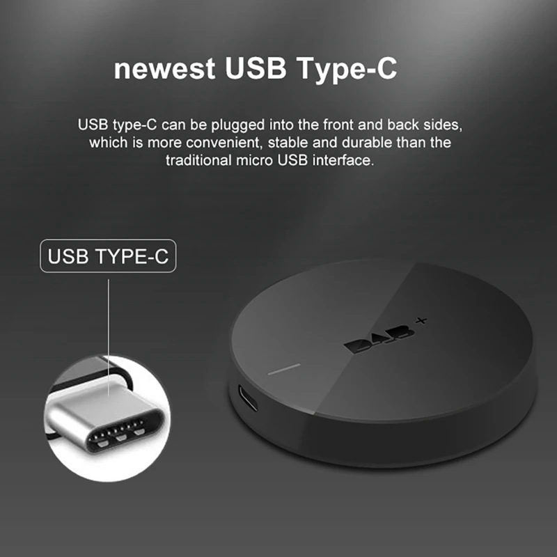 Универсальный приемник Цифровой аудиовещания 5 в USB-порт DAB Plus для автомагнитолы