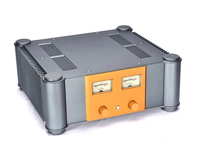 Aluminium lid 150 Вт* 2 Основной класс A усилитель hifi слияний Предварительный усилитель+ усилитель FM155 preamp полевой эффект транзисторный трансформатор экранирование - Цвет: Aluminium lid