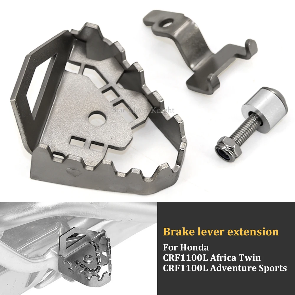 

For Honda CRF1100L Africa Twin CRF1100L Adventure Sports CRF 1100 L 2020 -Brake Lever Extension Pedal Step Enlarge Extender