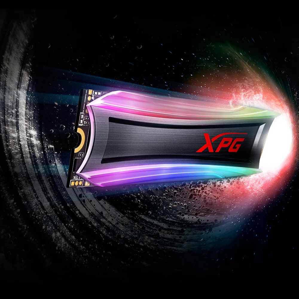 ADATA XPG S40G RGB M.2 2280 внутренний SSD 3D NAND PCIe 256 ГБ 512 1 ТБ настраиваемые световые эффекты