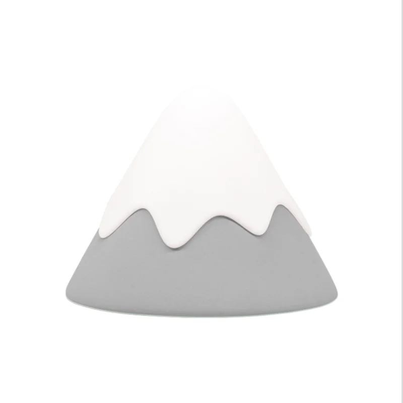 

Snow mountain lamp creative bedroom bedside voice control LED charging atmosphere lamp eye protection night light A002
