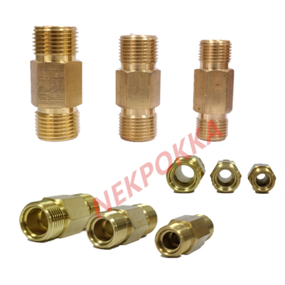 

Air conditioning hose connector,Air conditioner refit connection copper joint,Both ends are external teeth joint